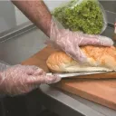 Clear Polyethylene Disposable Gloves - Embossed
