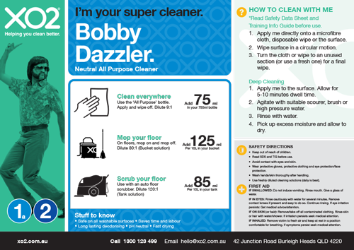 Bobby Dazzler - For Mopping Floors & Wiping Surfaces