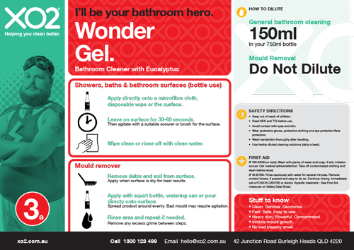 Wonder Gel - Bathroom Cleaner with Eucalyptus