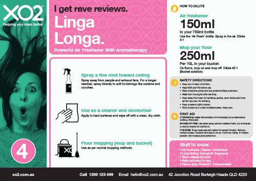 Linga Longa - Air Freshener & Deodoriser With Aromatherapy