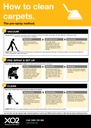 XO2 Carpet Care How To Chart - How to clean carpets with the prespray method