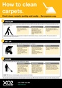 XO2 Carpet Care How To Chart - How to clean carpets with the express method