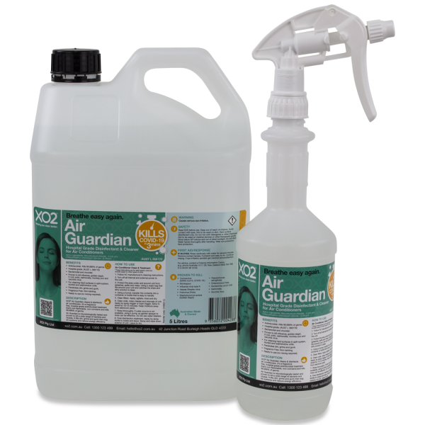 Air Guardian - Air Conditioner Disinfection Treatment & Cleaner, Hospital Grade TGA Listed