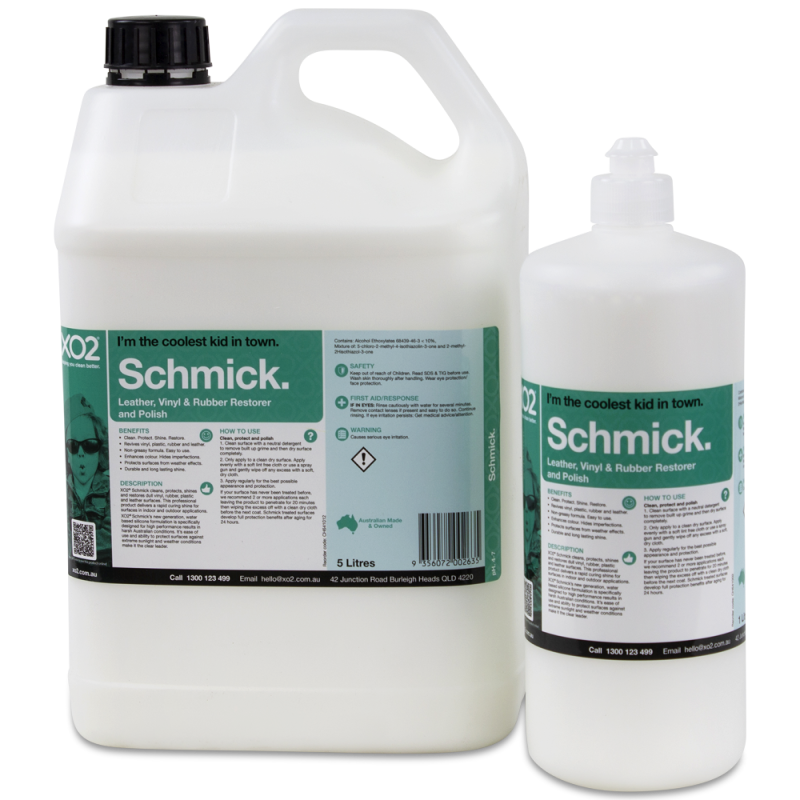 Schmick - Leather, Vinyl, Duco & Rubber Cleaner, Restorer and Protector