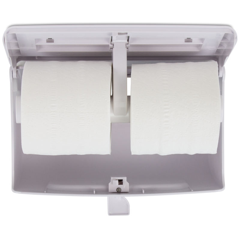 XO2® Dual Toilet Roll Dispenser - 2 Standard Roll Capacity