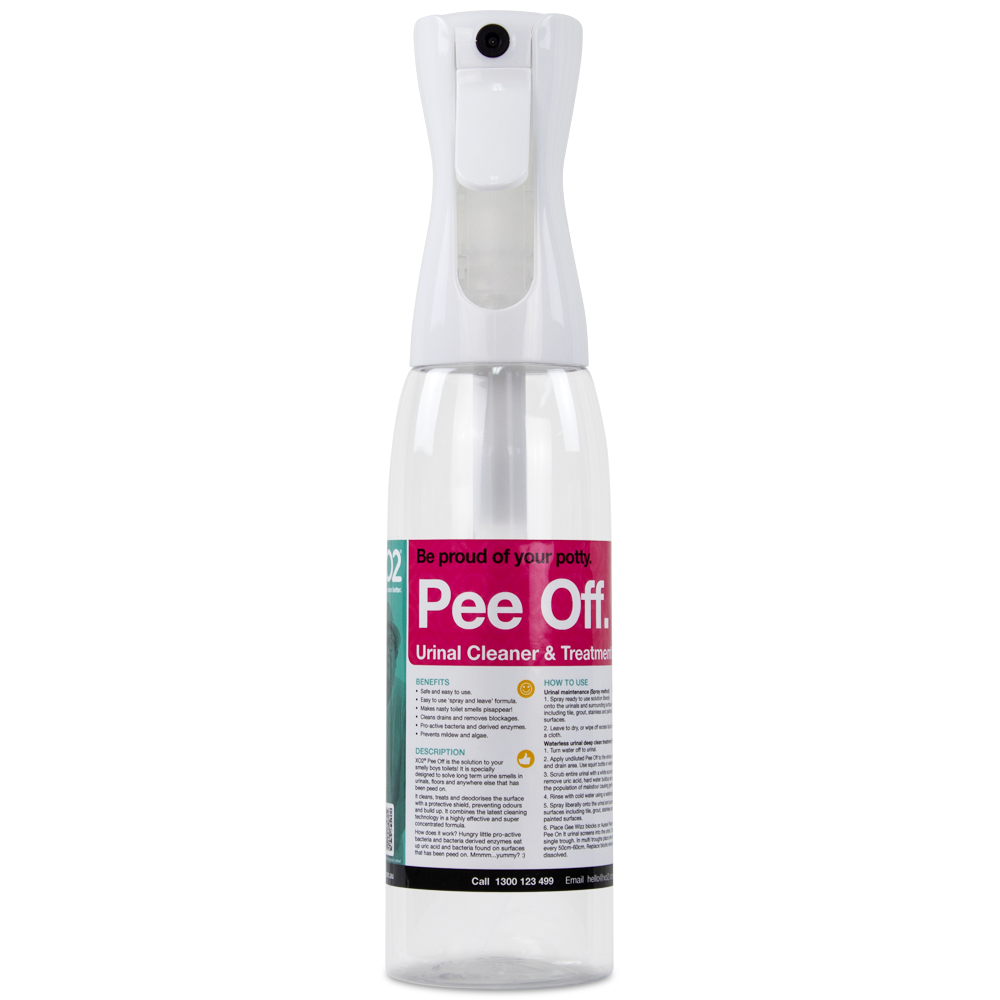 Pee Off Continuous Atomiser Spray Bottle - 500ml, Refillable, Labelled, Comes Empty