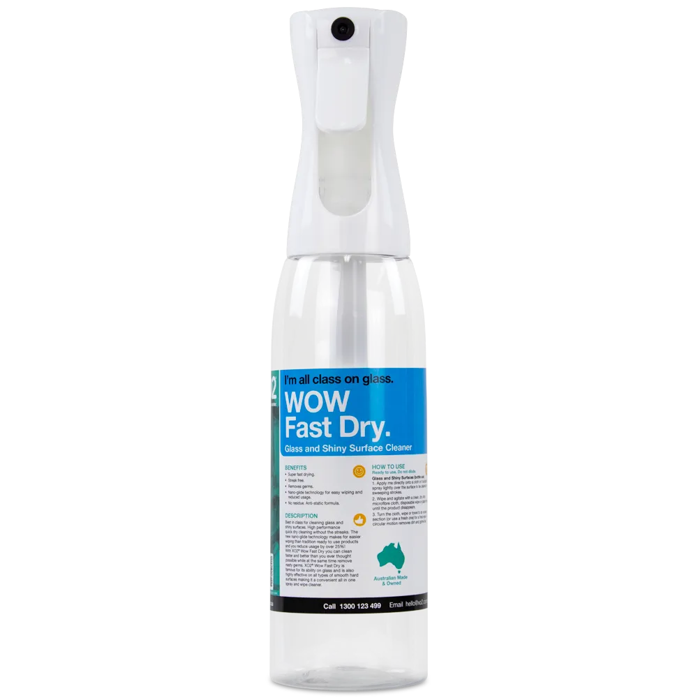 Wow Fast Dry Continuous Atomiser Spray Bottle - 500ml, Refillable, Labelled, Comes Empty