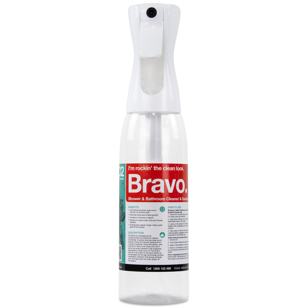 Bravo Continuous Atomiser Spray Bottle - 500ml, Refillable, Labelled, Comes Empty