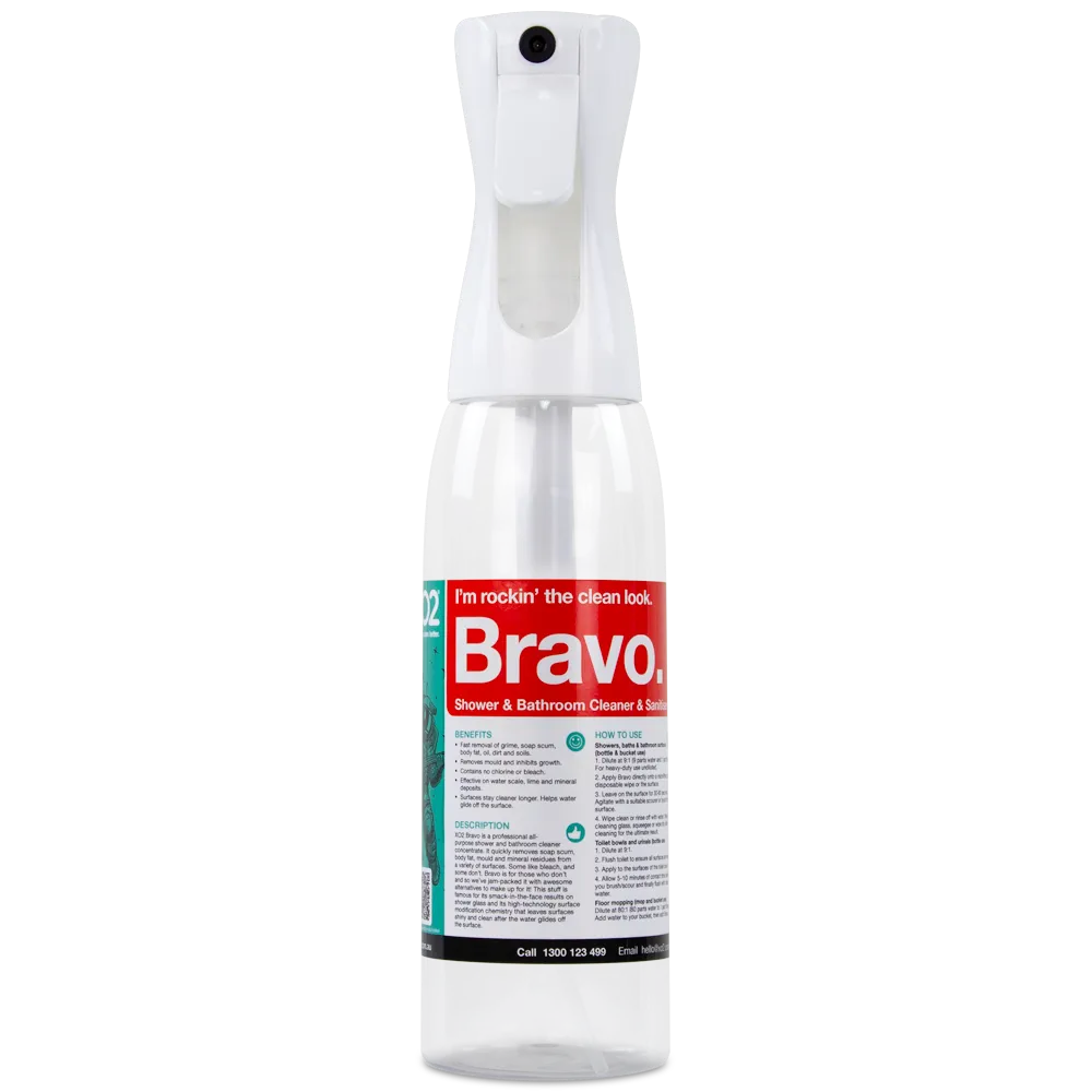 Bravo Continuous Atomiser Spray Bottle - 500ml, Refillable, Labelled, Comes Empty