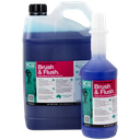 Brush & Flush - Toilet Bowl & Urinal Cleaner & Stain Remover