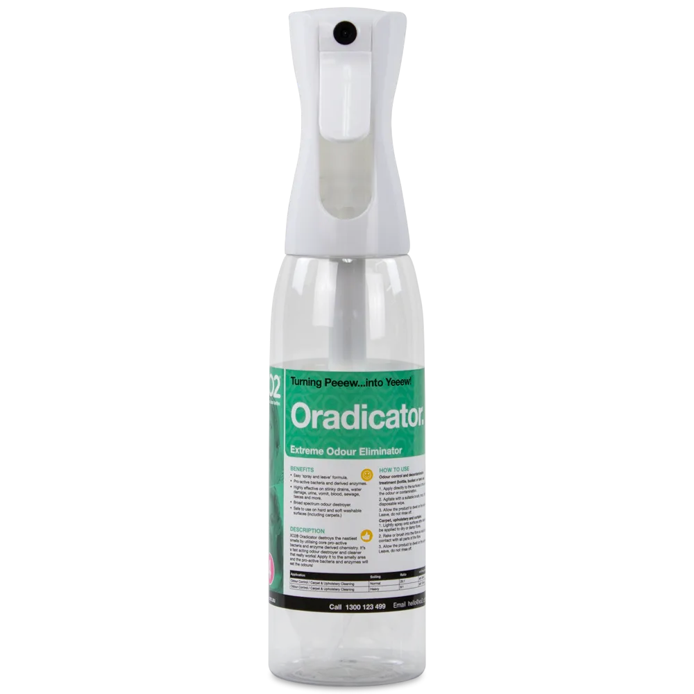 Oradicator Continuous Atomiser Spray Bottle - 500ml, Refillable, Labelled, Comes Empty