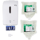 High Five - Touch-Free Antibacterial Foaming Hand Soap Dispenser Starter Kit