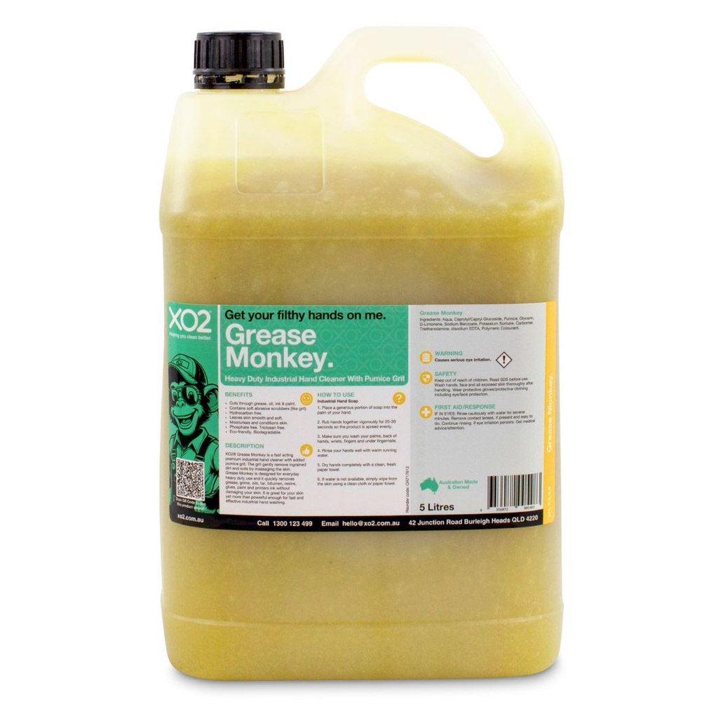 [CH717612] Grease Monkey (formerly Man Hands) - Heavy Duty Industrial Hand Cleaner With Pumice Grit (5L)