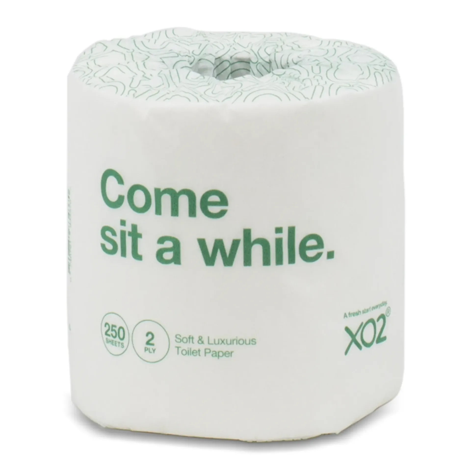 XO2® 2ply 250 Sheet Toilet Paper Rolls - Individually Wrapped