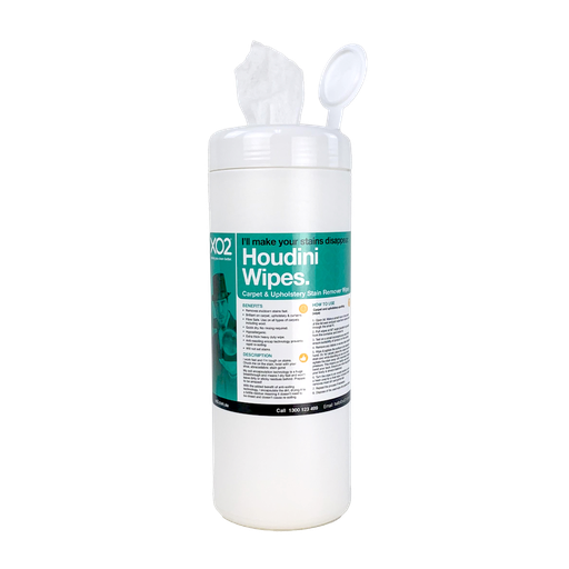 Houdini Wipes - Carpet & Upholstery Stain Remover Wipes
