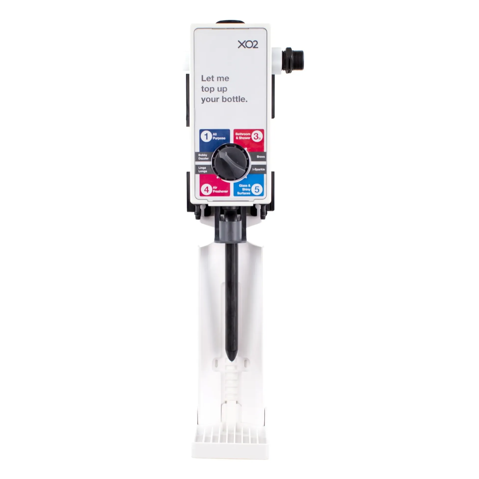XO2® Bottle Filling Station - 4 Product, Bottle Activated
