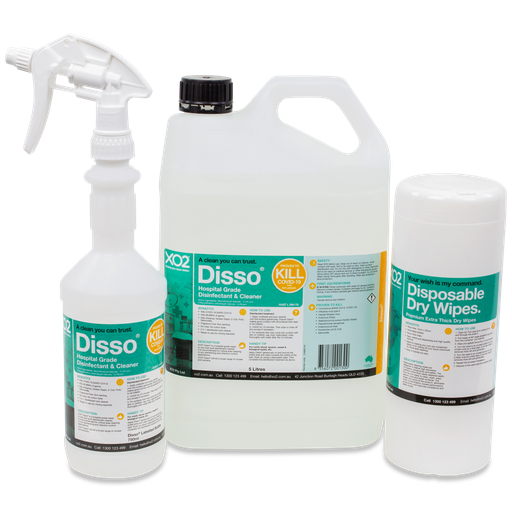 Disso® Hospital Grade Disinfectant & Cleaner Starter Kit - Kills COVID-19, TGA Listed