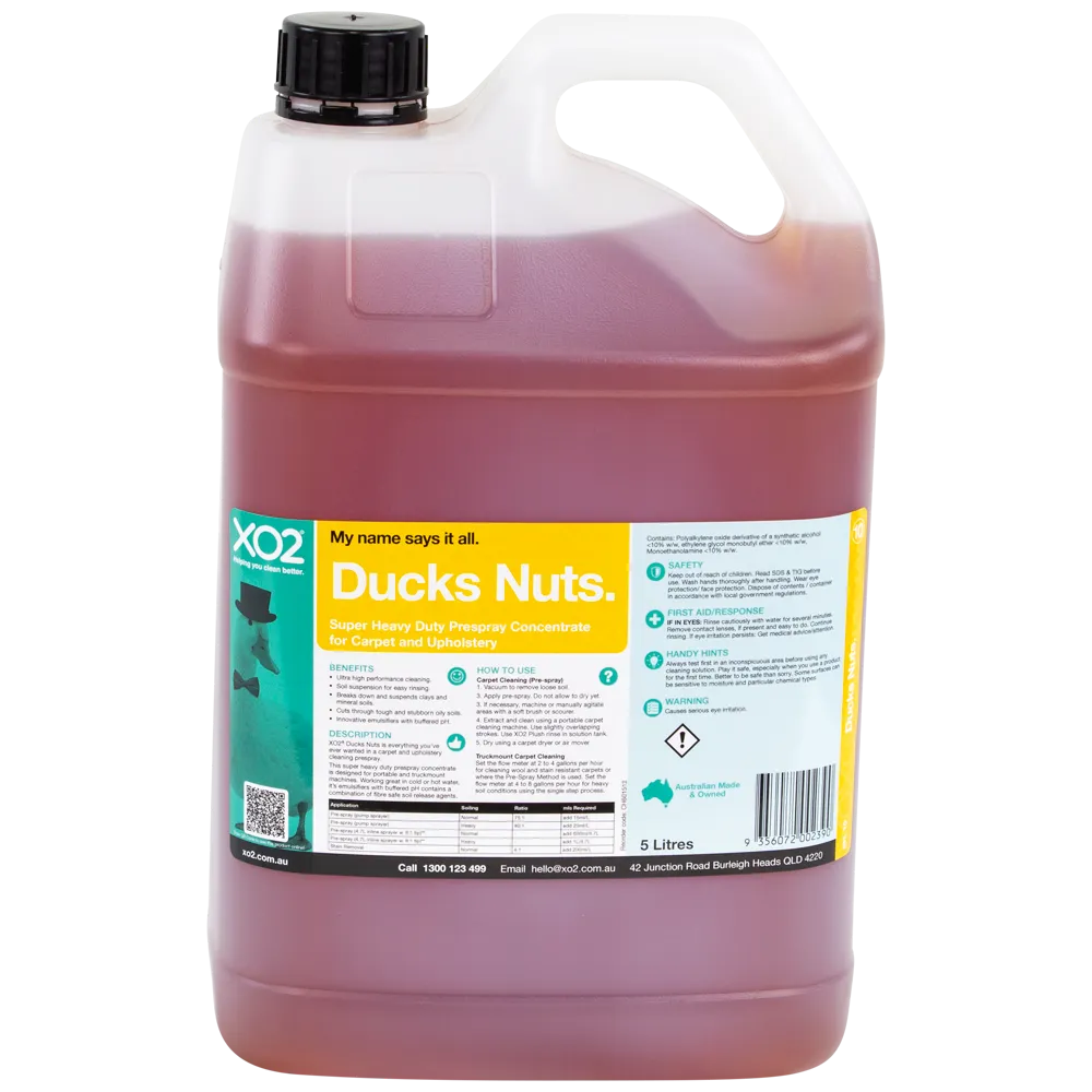 Ducks Nuts - High Performance Prespray Concentrate for Carpet and Upholstery