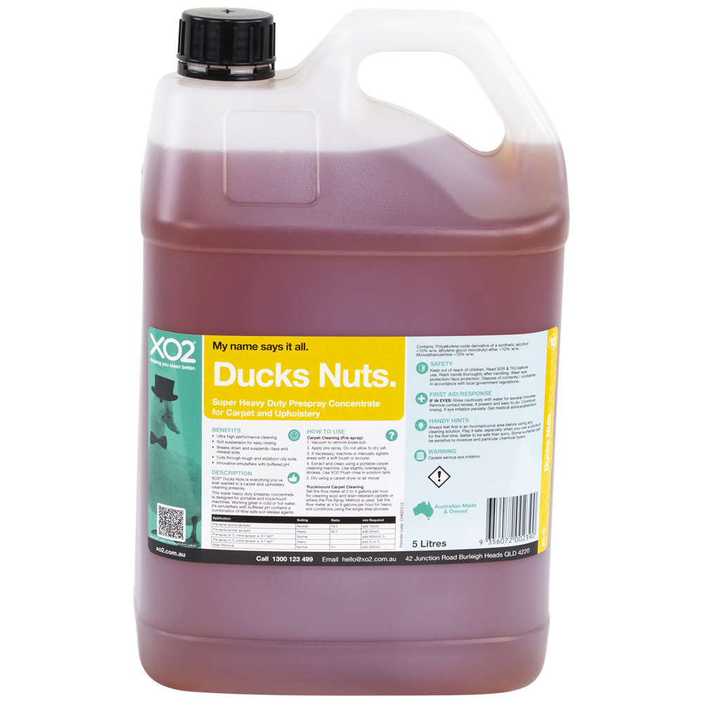 Ducks Nuts - High Performance Prespray Concentrate for Carpet and Upholstery