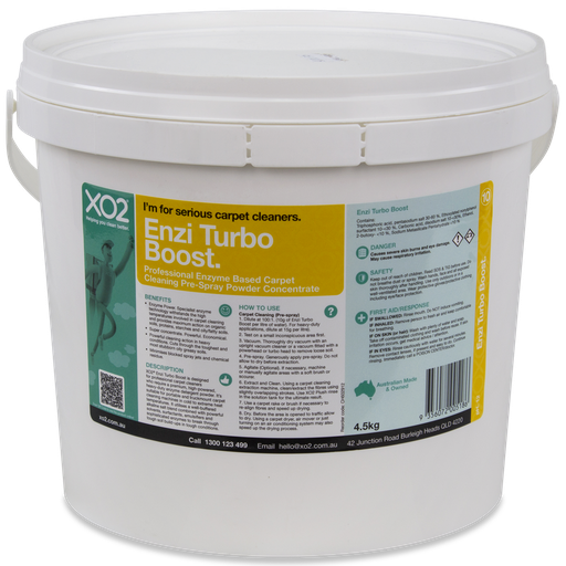 Enzi Turbo Boost - Professional Enzyme Based Carpet Cleaning Pre-Spray Powder Concentrate