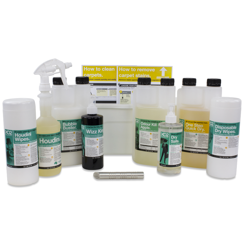 XO2® Express Carpet Cleaning Chemical Starter Kit