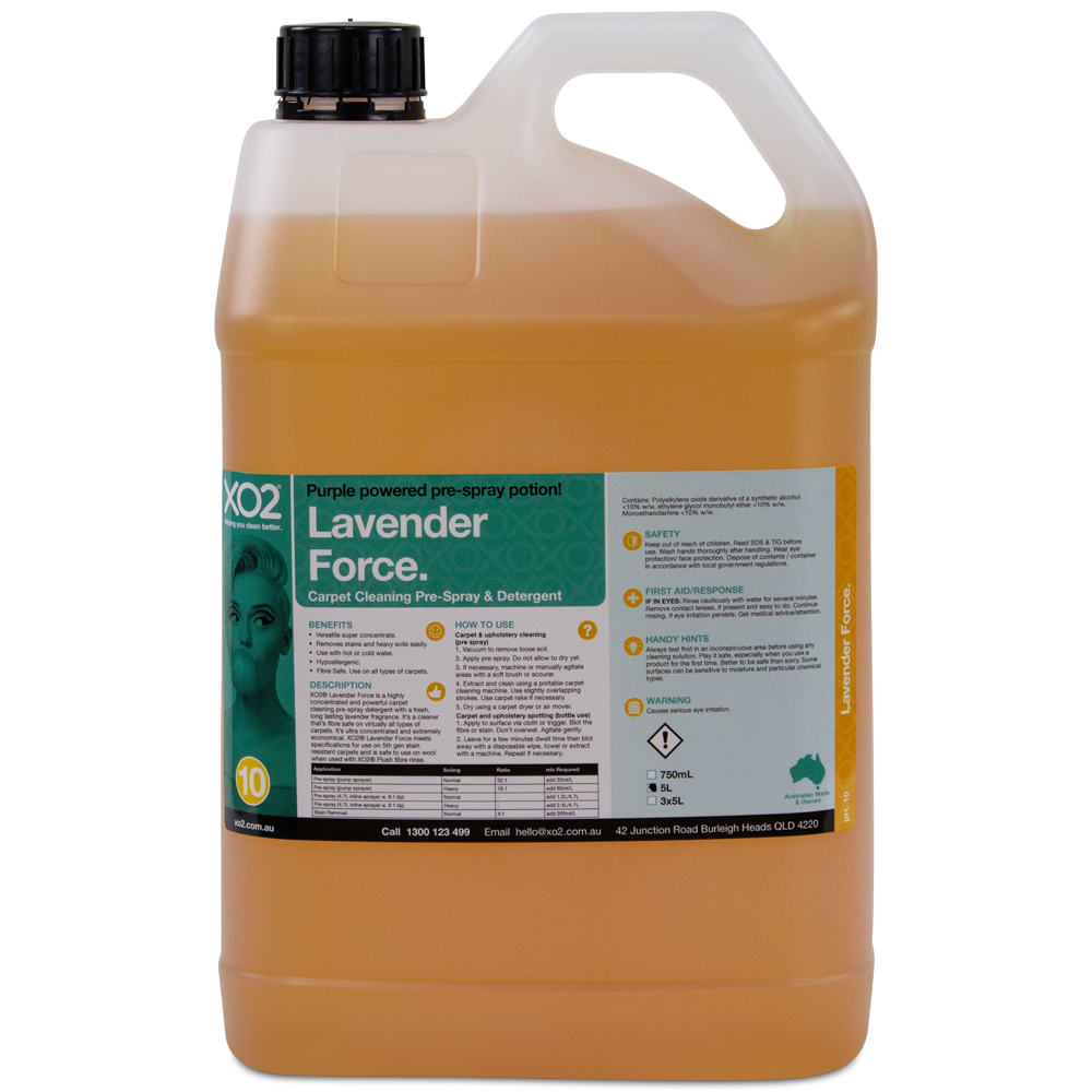 Lavender Force - Professional Carpet Cleaning Pre-Spray & Detergent Concentrate