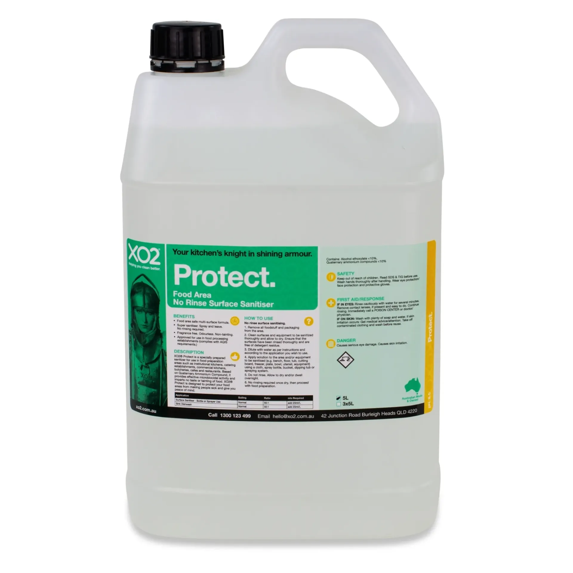 Protect - Food Grade No Rinse Sanitiser