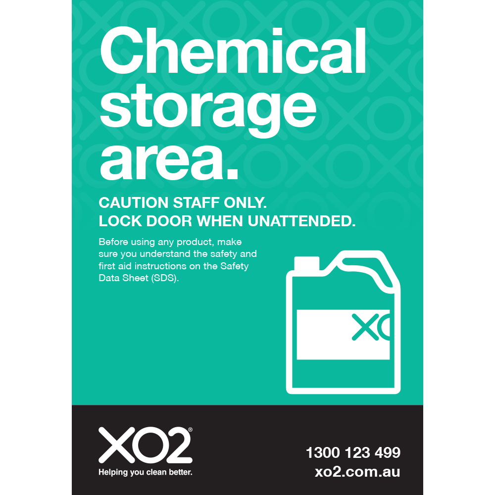 XO2® Safety Sign - Chemical Storage Area