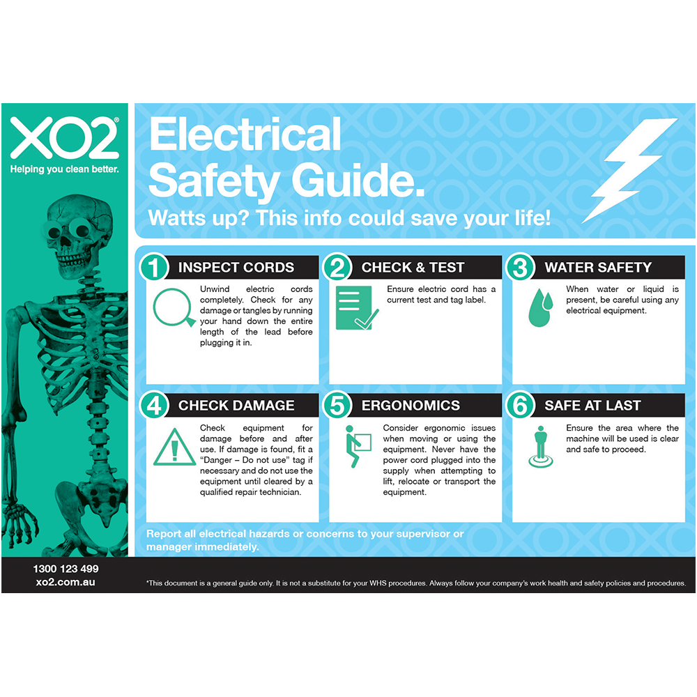 XO2® Safety Sign - Electrical Safety Guide