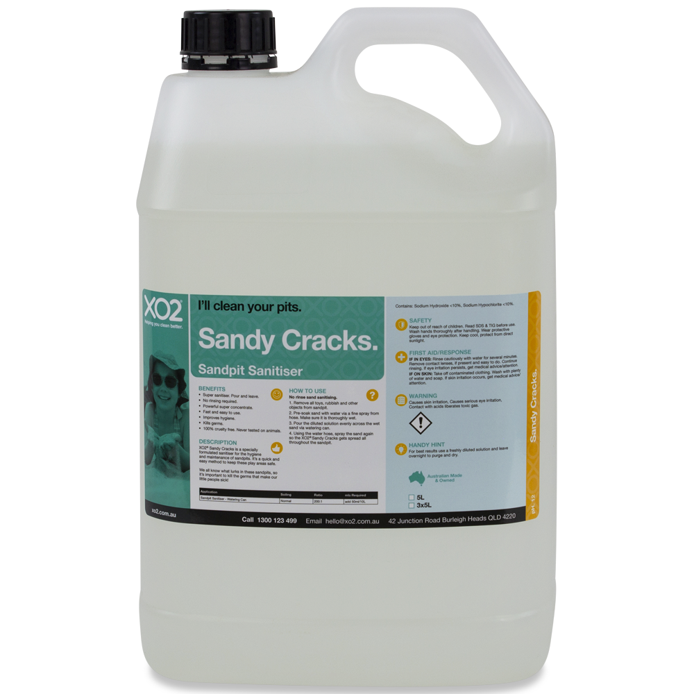 Sandy Cracks - Sandpit Sanitiser
