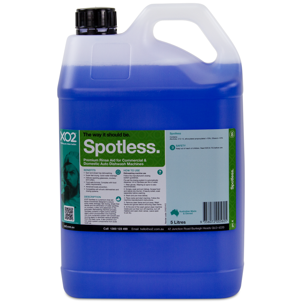 [CH521412] Spotless - Premium Rinse Aid for Commercial & Domestic Auto Dishwash Machines