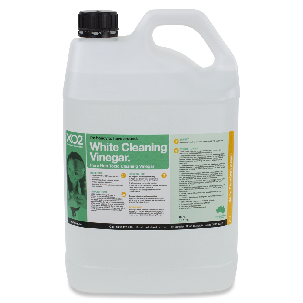 [CH902812] White Cleaning Vinegar - Pure Non-Toxic Cleaning Vinegar (5L)