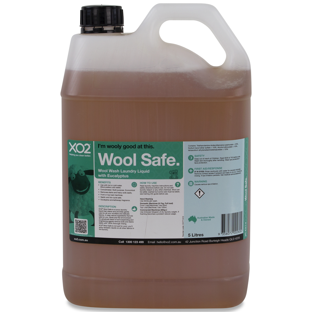 Wool Safe - Wool Wash Laundry Liquid Concentrate with Eucalyptus