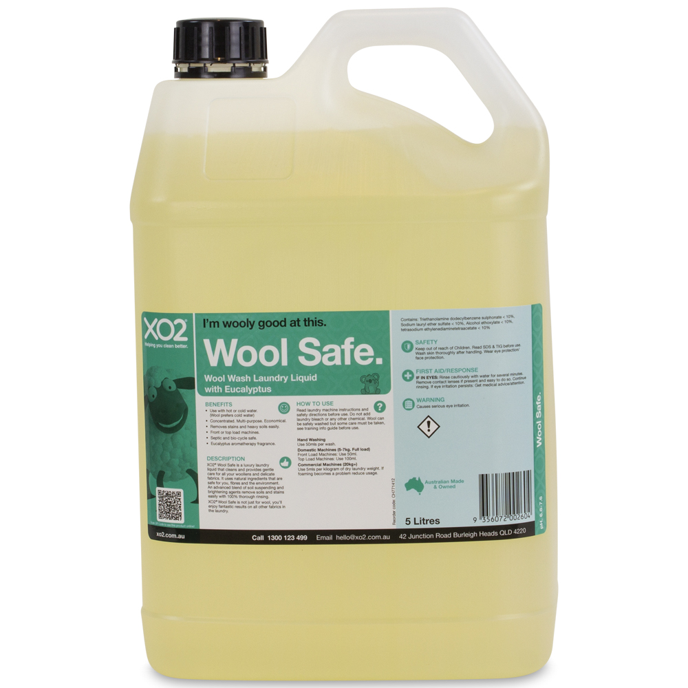 Wool Safe - Wool Wash Laundry Liquid Concentrate with Eucalyptus