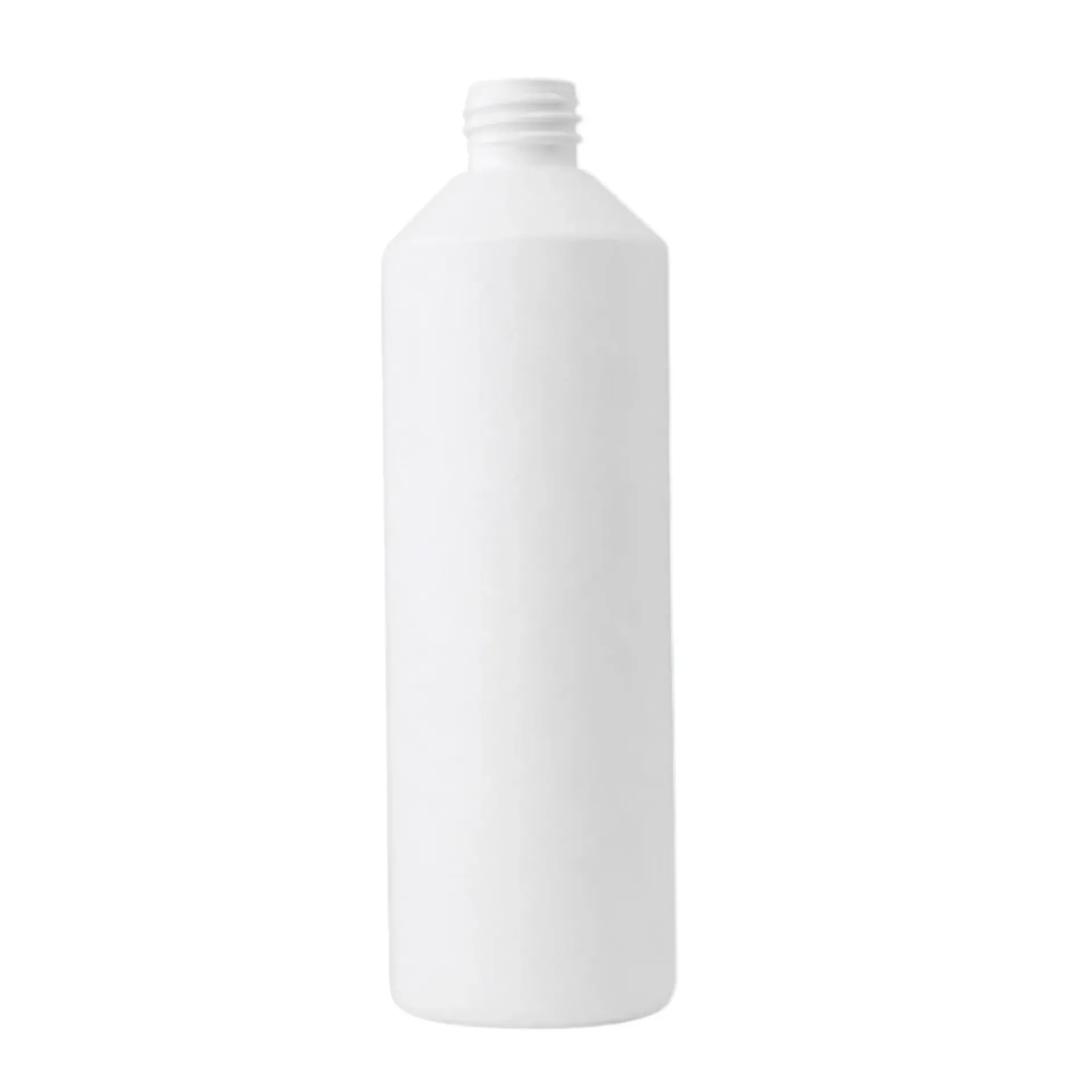 250ml Straight Sided Bottle - No Neck, Empty, White, 28mm Screw Thread
