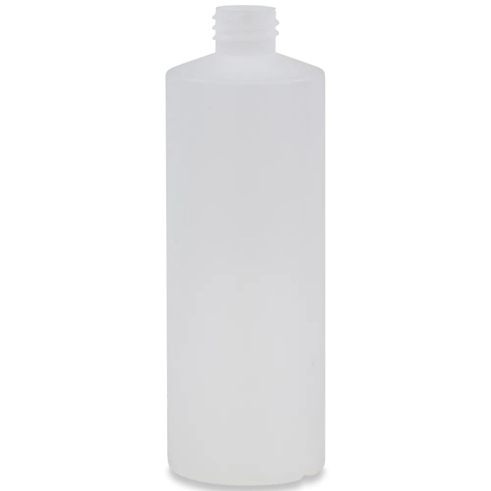 500ml Straight Sided Bottle - No Neck, Empty, Opaque, 28mm Screw Thread