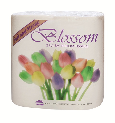 Puresoft (Blossom) 2ply 250 Sheets Toilet Paper Rolls