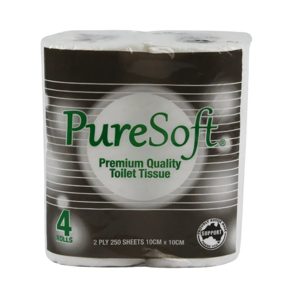 [0-000111] Puresoft (Blossom) 2ply 250 Sheets Toilet Paper Rolls