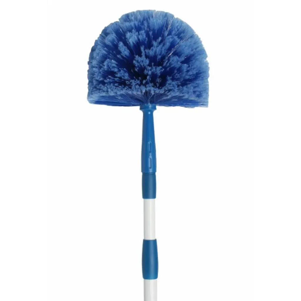 [10395] Domed Cobweb Brush With 1.6m Extension Pole - 18cm Diameter