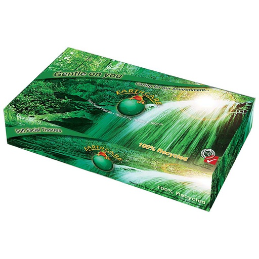 Earthcare 2ply 100 Sheet Facial Tissues