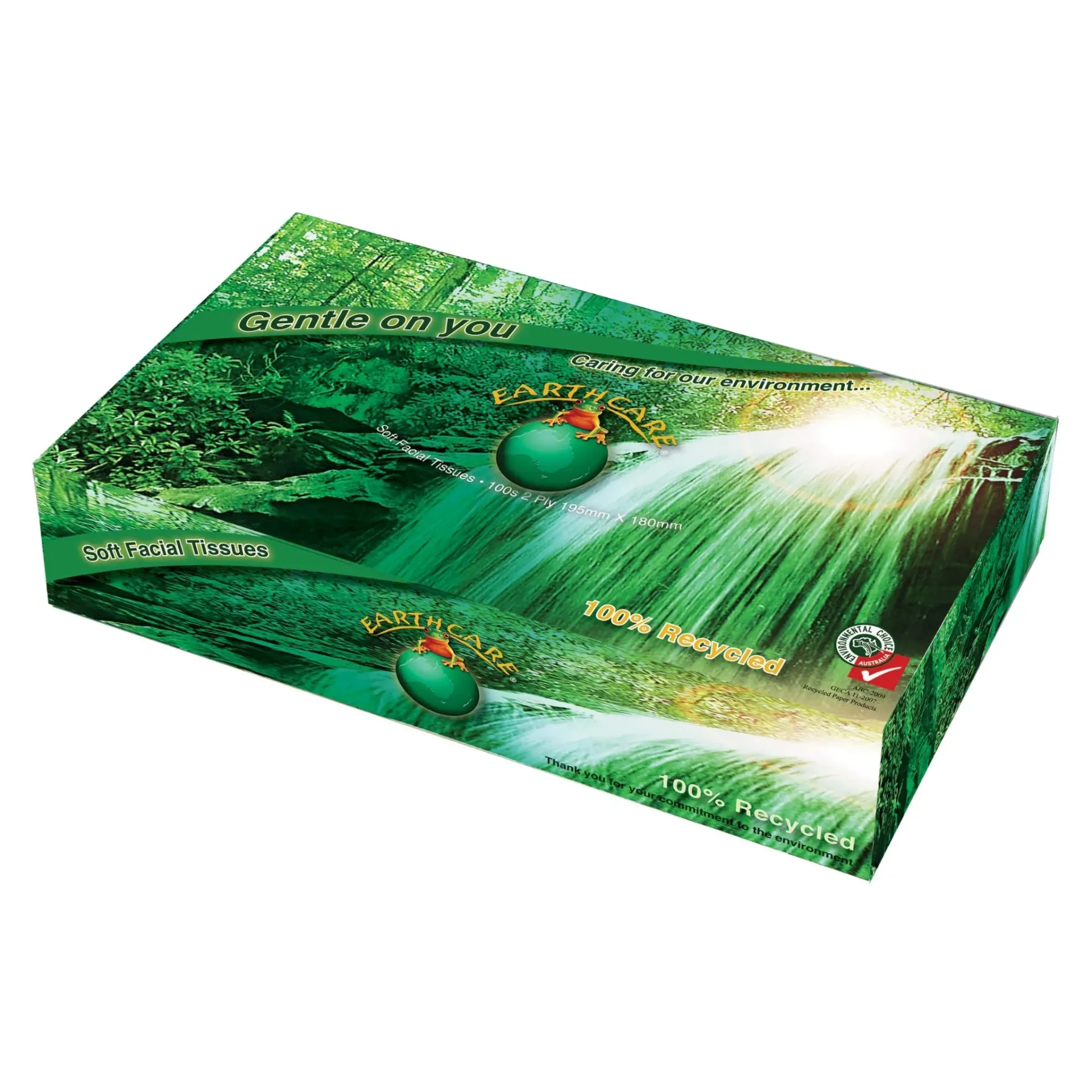 Earthcare 2ply 100 Sheet Facial Tissues