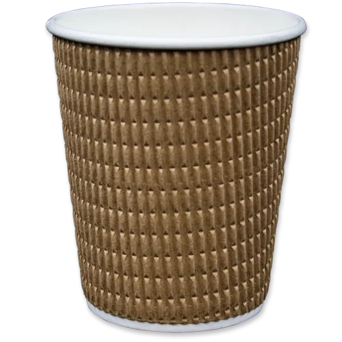 Insulated Paper Cups - For Hot Coffee & Tea Or Cold Drinks