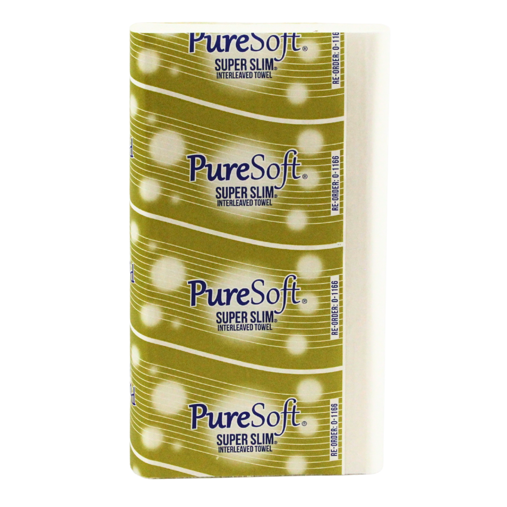 [0-1166] Puresoft Superslim Interleaved Paper Hand Towels