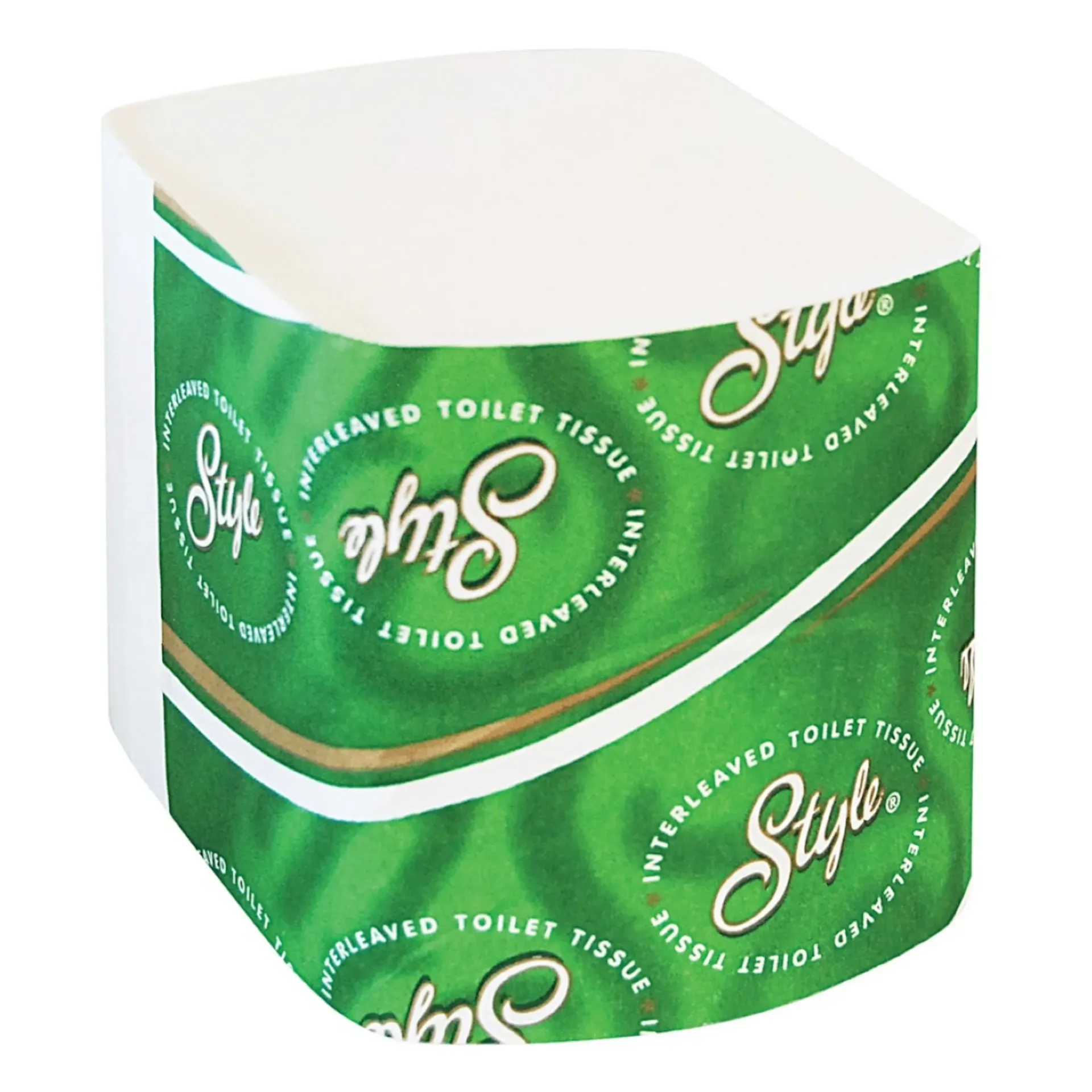 Style 1ply Soft Interleaved Toilet Paper Tissue
