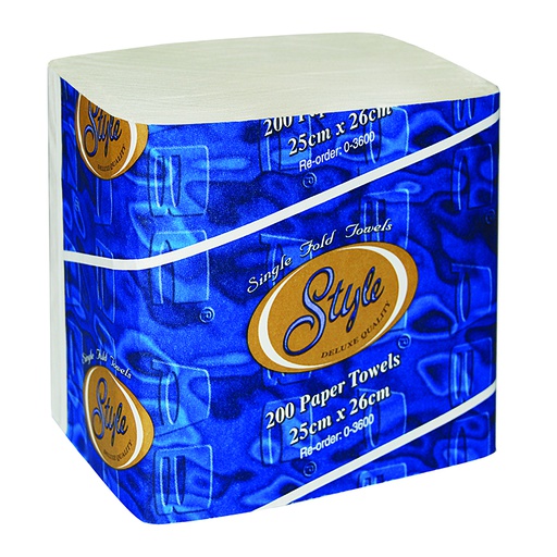 [0-3600CUT] Style Singlefold Mini Paper Hand Towels