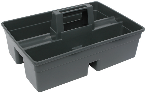 Handy Caddy Multi Purpose Plastic Carrier & Cleaning Caddy - 3 Compartments With Handle