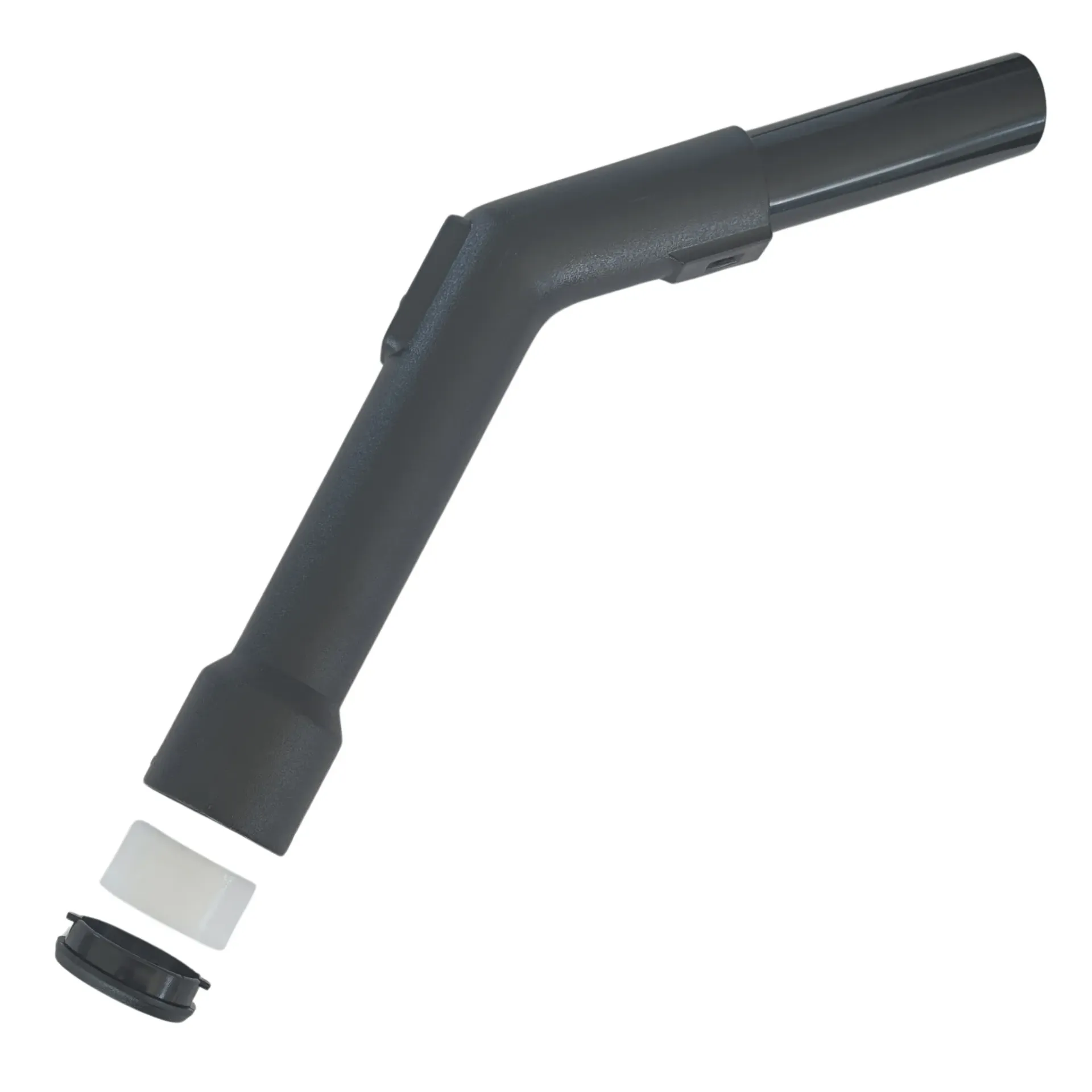 Plastic Vacuum Cleaner Elbow Grip Handle - 32mm Neck, Includes Click Ring & Swivel