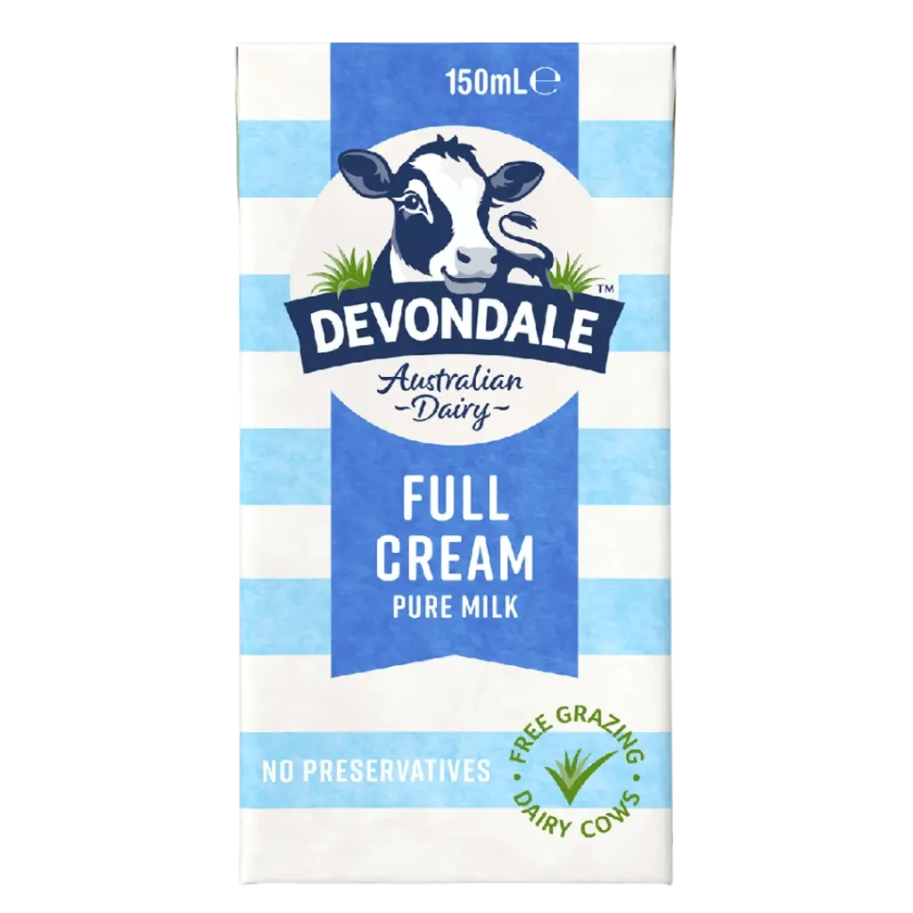[1001985] Devondale 150ml UHT Long Life Full Cream Milk Packs