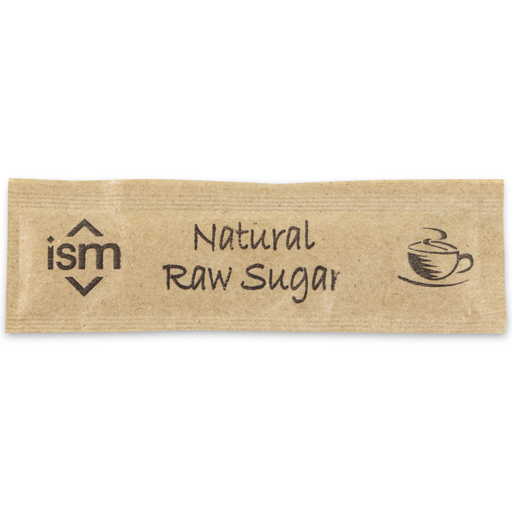 [0059] Natural Raw Sugar Flat Sachet Sticks - Single Serve Portions