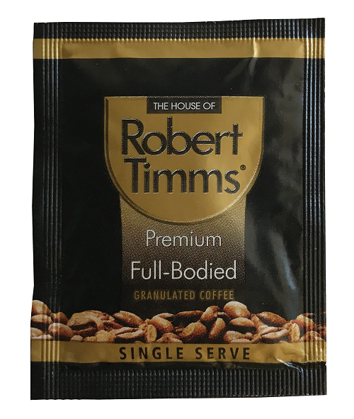 Robert Timms Premium Full Bodied Granulated Coffee Sachets